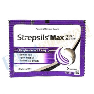 Strepsils<br>MaxTripleAction<br>Blackcurrant<br>6's
