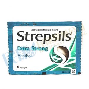 Strepsils<br>ExtraStrong<br>Menthol<br>6's