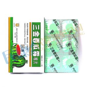 SanjinWatermelonFrostLozenges<br>三金西瓜霜喉片<br>1.2g x 12's
