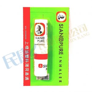 SiangpureInhaler<br>上標油雙料薄荷鼻通<br>上标油双料薄荷鼻通<br>2ml