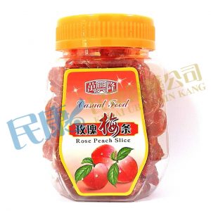 CasualFoodRosePeachSlice<br>萬興隆玫瑰梅条<br>万兴隆玫瑰梅条<br>120g