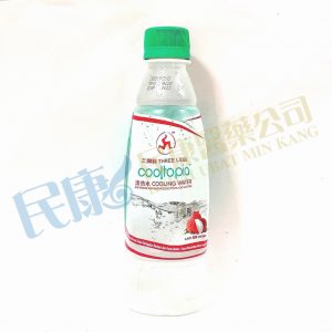 ThreeLegsCooltopiaCoolingWaterLychee<br>AirPenyejukBadanCooltopiaCapKakiTigaLaici<br>三腳標清熱水酸柑荔枝<br>三脚标清热水荔枝<br>320ml