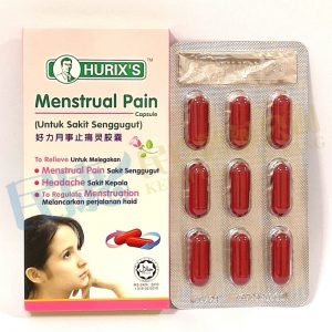 Hurix'sMenstrualPainCapsule<br>好力月事止痛靈膠囊<br>好力月事止痛灵胶囊<br>9's