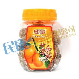 CasualFoodLicoriceKumquat<br>萬興隆甘草金橘<br>万兴隆甘草金桔<br>100g
