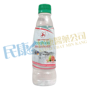 ThreeLegsCooltopiaCoolingWaterGuava<br>AirPenyejukBadanCooltopiaCapKakiTigaJambuBatu<br>三腳標清熱水番石榴<br>三脚标清热水番石榴<br>320ml